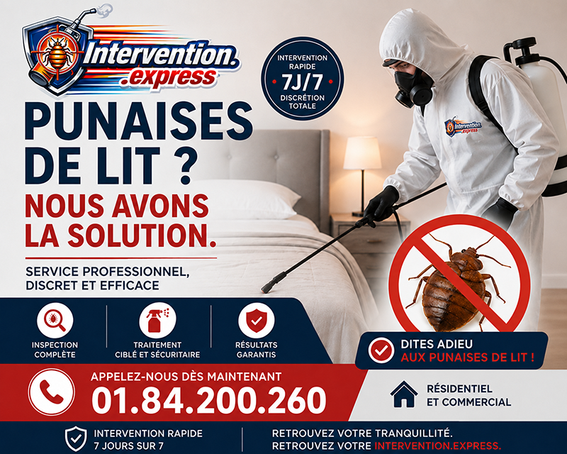 Punaises de Lit Ponthevrard 78730